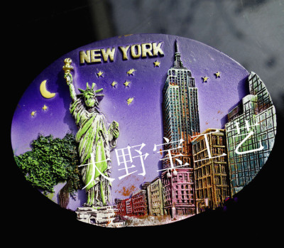 United States original single in New York THE BIG APPLE New York City series