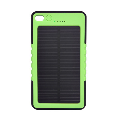 New 8000 mAh solar charging treasure ultra-thin polymer waterproofing.