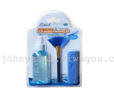 JS-5929 clean three-piece computer screen cleaner digital cleaning kit