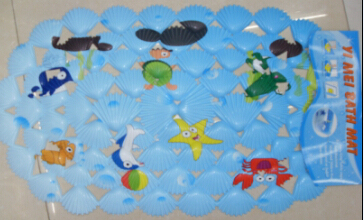 Colorful Shell Bath Mat Baby Children's Floor Mat
