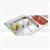 Creative silicone folding stainless steel dish rack drain frame color box packaging