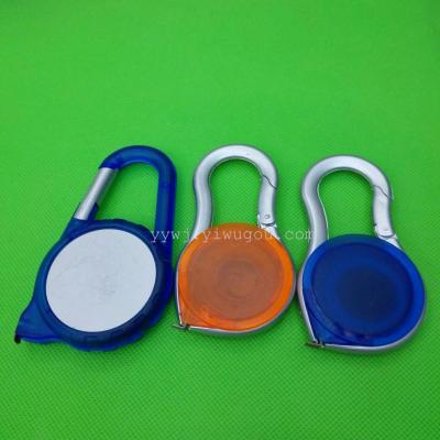Supplied with carabiner-shaped steel tape to great-looking gift measuring tape key chain mini tape measure