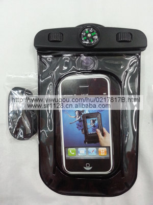 4.3-4.8-inch dual-nozzle compass mobile phone waterproof bag