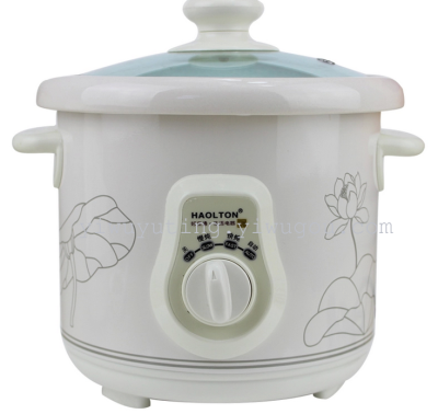 Good state through 1.5-L6L white electric cooker electric Stewpot (pure white)