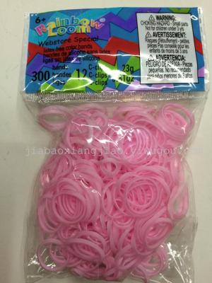 Inside and outside Two-Color Powder Filling High Temperature Resistant Silicone Braided Bracelet Rubber Band