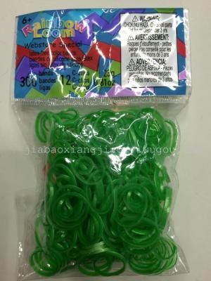 High Temperature Resistant Powder Filling inside and outside Two-Color Silicone Braided Bracelet Rubber Band