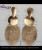 Iron exaggerated Stud Earrings Europe and 2015 the latest fashion accessories