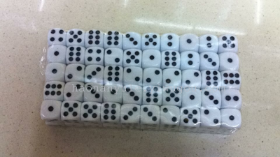 【Yiwu Haonan Sports】 12 # fillet dice acrylic dice plastic dice in stock