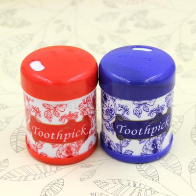 Circular cylinder creative Facebook hotel restaurant household disposable toothpick toothpick