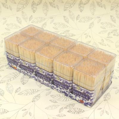 Jade square barrel toothpick double household disposable toothpick toothpick special hotel restaurant