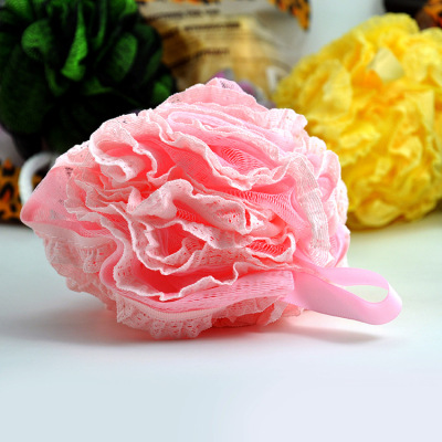 "Sunday" lace shower bouquet bath ball more thickened color bath balls