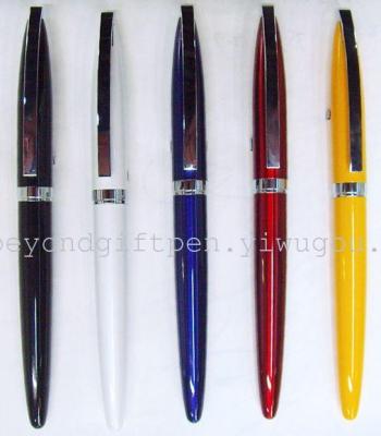 Factory direct wire-cut clip fashion promotional metal roller pen