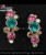 Alloy diamond-shaped earrings 2015 fashion earrings