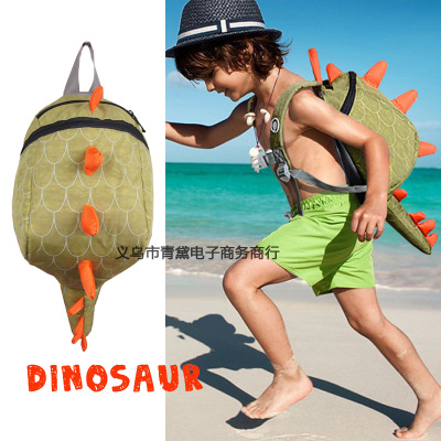 Chao Korean waterproof cartoon bags shoulder bags backpacks female male kindergarten dinosaur children bags wholesale