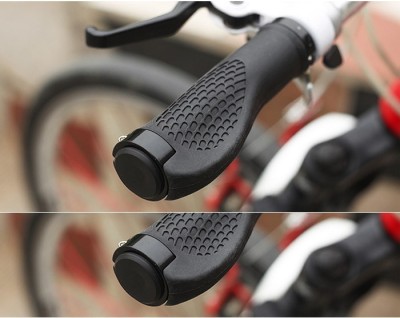 Ergonomic Rubber Mountain Bike Bicycle Cycling Handlebar Grips Lock