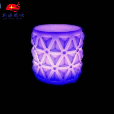 Led creative glow stool Creative contracted plastic stool led glow outdoor leisure furniture