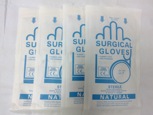 Disposable Gloves Latex Rubber Short Gloves Household Inspection Gloves for Foreign Trade