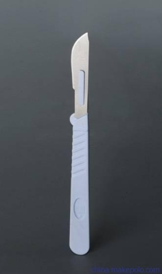 Disposable plastic handle knife carbon steel knife blades