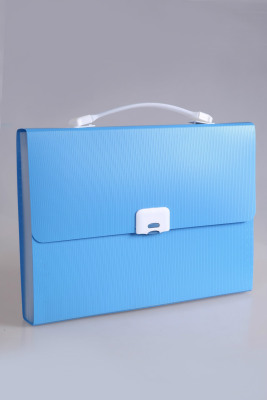 Supply straight belt portable 13-tier organ bag purse fashion file bag folder