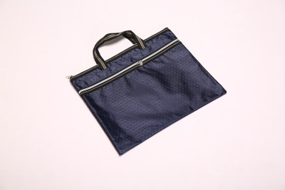 [supply] football pattern double-layer portable bag B4 office supplies wholesale manufacturers direct sales