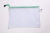 Office learning grid zip file bag transparent portable storage file bag