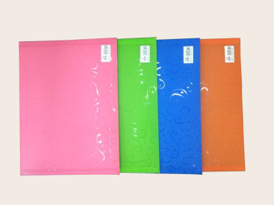 Long teng wen high quality thickening high quality e-type plastic buckle filing bag simple folder information bag