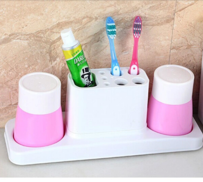 Toothbrush cup mouthwash holder set jh - 888