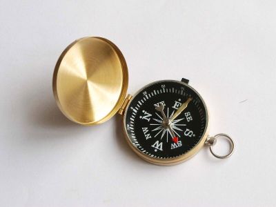 JS-2101 flip the compass liquid compass brass compass