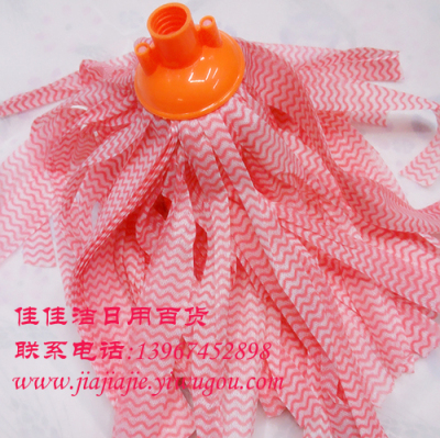 Factory Direct Sales Fiber Mop Non-Woven Mop Strong Suction Water Mop Cloth Household Cleaning round Stool Cloth