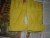 Yellow leather head layer welding labor protection gloves