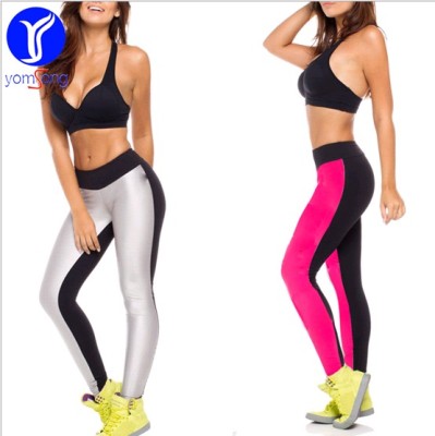 Spring Leggings of women's fashion movement of European and American new AB double color female