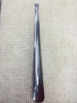 45CM stainless steel shoe horn, stainless steel material, auxiliary tools, shoes, shoe on durability