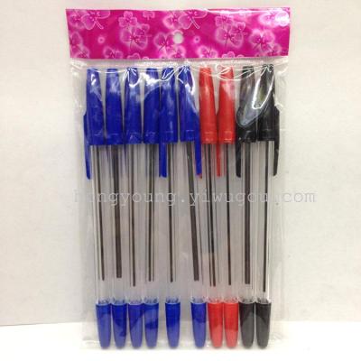 Simple ball-point pen, 10 OPP bags