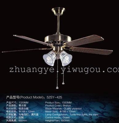 Modern Ceiling Fan Pendant Pull Chain Fans with Lights Remote Control Light Blade Smart Industrial Led Cheap Room 67