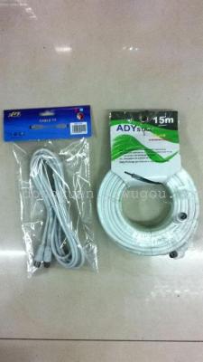 White Dual Connection Cable