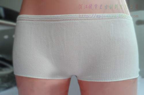 disposable women‘s underwear mesh knitted underwear sports sauna travel pants mesh pants