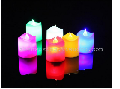 Factory Direct Sales Remote Control Colorful LED Candle Light Simulation Candle Light Electric Candle Lamp Candle Light Large