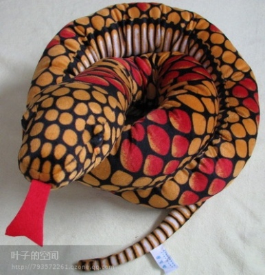 Rattlesnake snake Cobra imitation animal plush toys