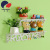 Environmental protection waterproof wall shelf partition Lahua pastoral hollow wood plastic plate BG008/009