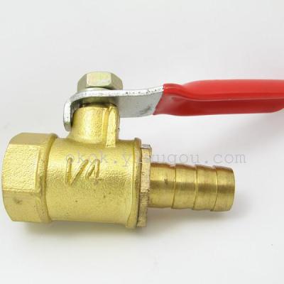 Gas small brass valve 1/4 3/8 1/2 F