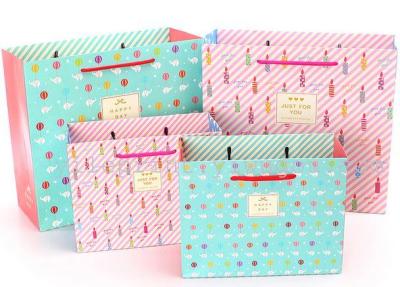 New birthday candle small bags of fresh stripes like a wide version of gift bags and fresh fashion