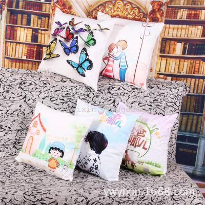 Home super soft printed pillow cover car cushion cover office pillow cover.