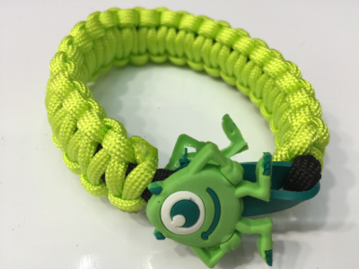 2015 new popular life saving bracelet cartoon version, parachute bracelet, seven core umbrella rope
