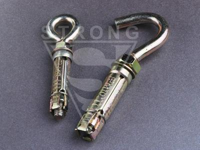 Carbon steel，Four-segment heavy duty shell anchor with "O" OR "C" type bolt