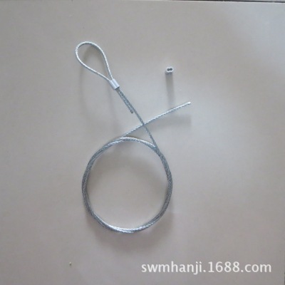 2mm wire rope 1 meters long with 2 aluminum buckle