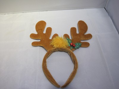 Brown cotton stuffing balls antler antler Bell Christmas antler antlers