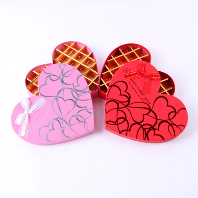 Korean version of love bronzing ribbon 27 pieces of chocolate gift box