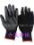 Dipped nylon NBR black vinyl glue wear-resistant protective oil coating protective working gloves