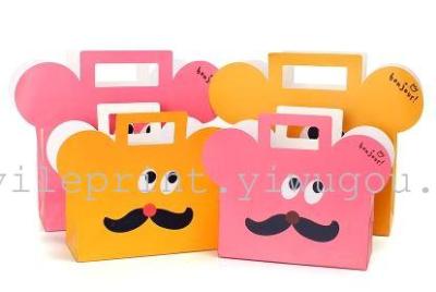Children's Day creative new gift bags for sprouting beard cartoon hand in baking cake gift bag gift bag
