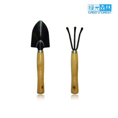 XL3205 wooden handle two pieces of flowers with garden tools and toys for children